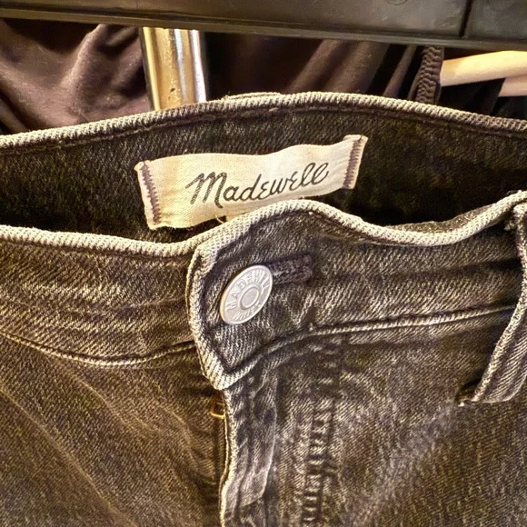 Madewell Black Perfect Vintage Jean Straight Leg - Picture 4 of 5